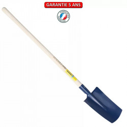 Bêche standard de 28 cm manche pomme 1,05 m, outil à main pour le jardin et le potager de marque PERRIN  , référence: J3849700
