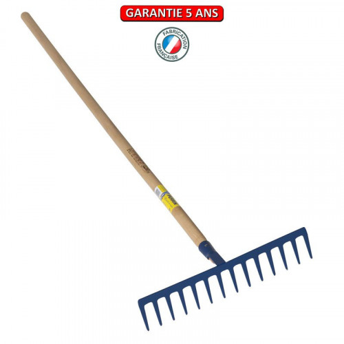 Râteau forgé 14 dents droites manche 1,5 m PEFC - PERRIN  