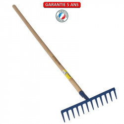 Râteau forgé 12 dents droites manche 1,65 m de marque PERRIN  , référence: J3857000