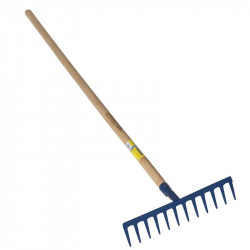 Râteau forgé 12 dents droites manche 1,65 m - PERRIN  
