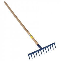 Râteau forgé 16 dents droites manche 1,65 m - PERRIN  