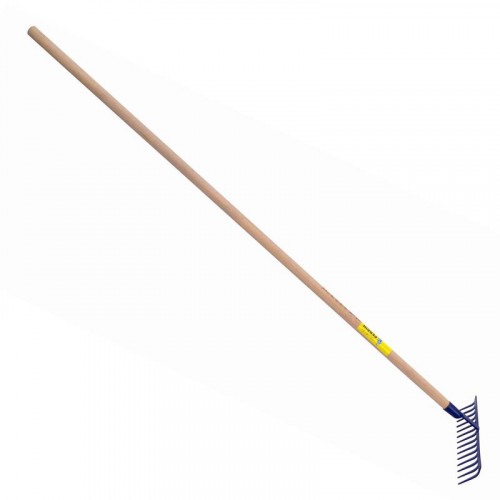 Râteau forgé 12 dents courbes manche bois 1,65 m - PERRIN  