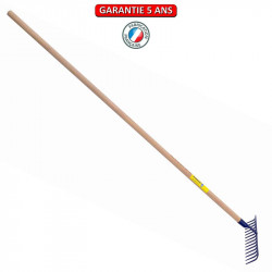 Râteau forgé 16 dents courbes manche bois 1,65 m de marque PERRIN  , référence: J3858100