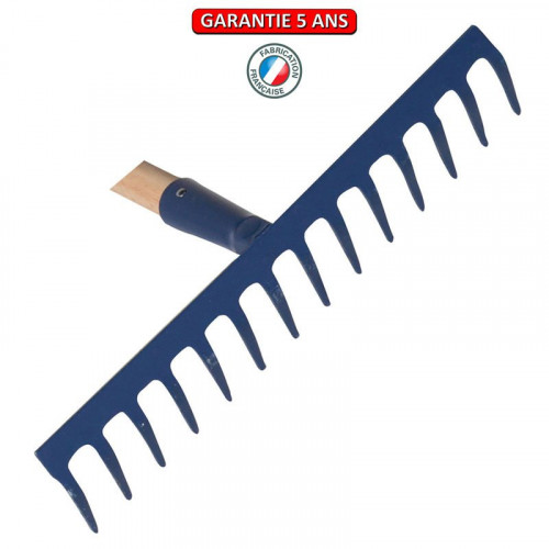 Râteau soudé 16 dents courbes sans manche - PERRIN  