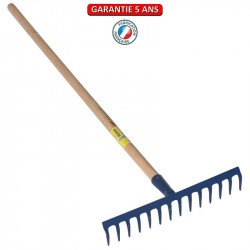 Râteau 14 dents courbes emmanché 1,5m soudé de marque PERRIN  , référence: J3861900