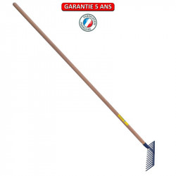 Râteau travaux publics à lame dents droites emmanché 1,50 m PEFC de marque PERRIN  , référence: J3862800