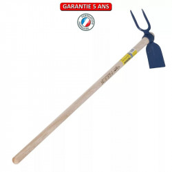 Serfouette forgée panne et fourche de 26 cm manche 1,30 m, pour le jardin et le potager de marque PERRIN  , référence: J3863700