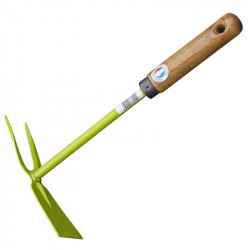 Serfouette à oignons panne et fourche emmanché 28cm - PERRIN  