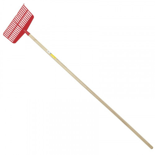 Balai à gazon polymere 39 cm manche 1,65 m - PERRIN  