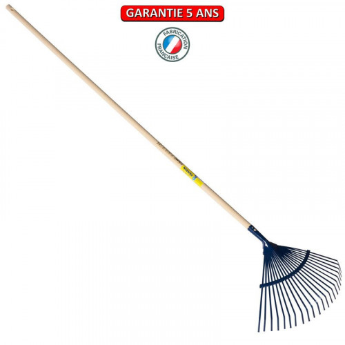 Balai à gazon dents plates emmanché - PERRIN  