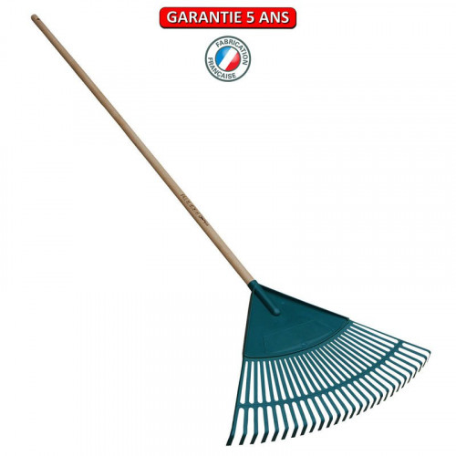 Balai à gazon polypro 61 cm  manche 1,50 m, outil à main pour le jardin et le potager - PERRIN  