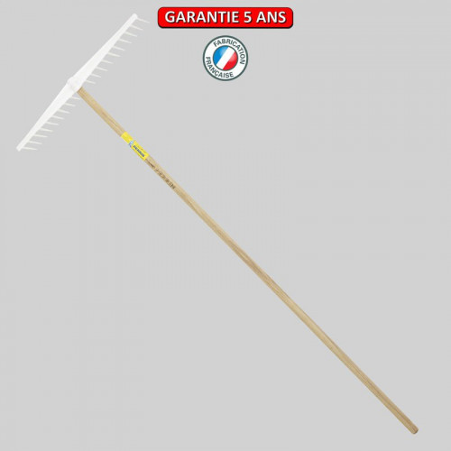 Râteau polypro multi usage 63 cm manche 1,80 m, pour le jardin et le potager - PERRIN  