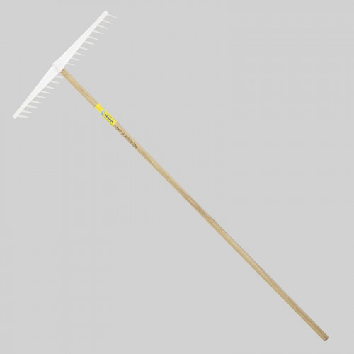 Râteau polypro multi usage 63 cm manche 1,80 m, pour le jardin et le potager - PERRIN  