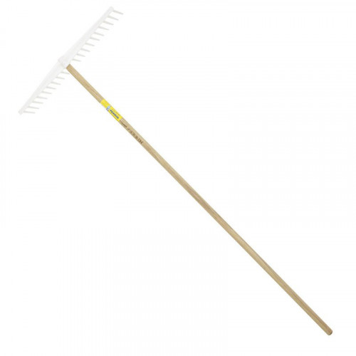 Râteau polypro multi usage 63 cm manche 1,80 m, pour le jardin et le potager - PERRIN  