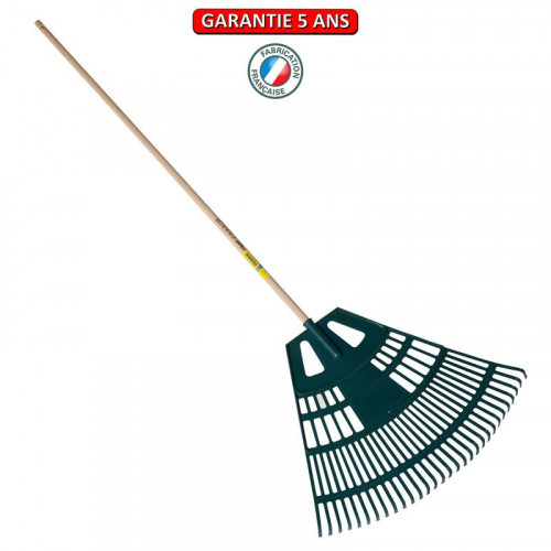 Balai à gazon 76 cm polypro manche 1,50 m, outil à main pour le jardin et le potager - PERRIN  