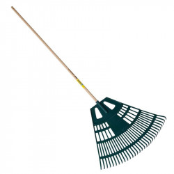 Balai à gazon 76 cm polypro manche 1,50 m, outil à main pour le jardin et le potager - PERRIN  