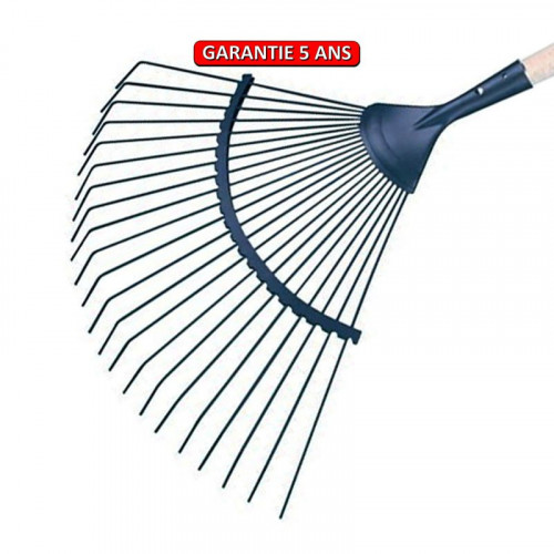 Balai à gazon dents rondes sans manche - PERRIN  