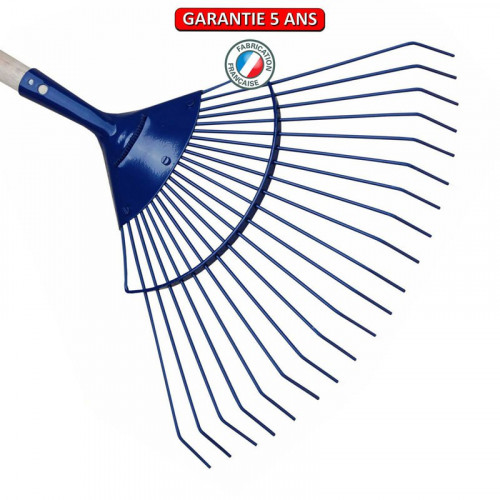 Balai à gazon dents rondes sans manche professionnel - PERRIN  
