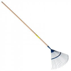 Balai à gazon dents rondes emmanché - PERRIN  