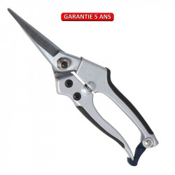 Sécateur alu lame droite , ergonomique et léger, coupe franche, taillant de qualité de marque PERRIN  , référence: J3870400