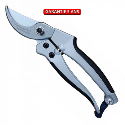 Sécateur alu lame courbe, ergonomique et léger, coupe franche, taillant de qualité - PERRIN  