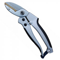 Sécateur alu enclume, ergonomique et léger, coupe sur enclume, taillant de qualité - PERRIN  