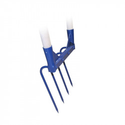 Aerogrif' 4 dents 2 manches 1,10 m, type Grelinette, outil de jardinage biologique - PERRIN  