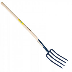 Fourche à bêcher à soie 4 dents 27 manche pomme - PERRIN  