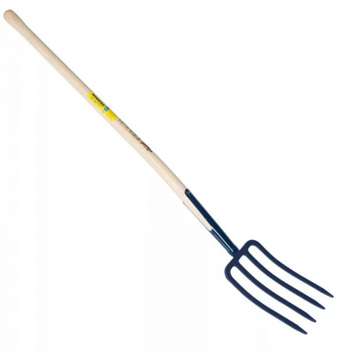 Fourche à bêcher à soie 4 dents 27 manche pomme - PERRIN  