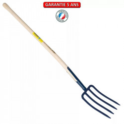 Fourche à bêcher à soie 4 dents 30 manche pomme de marque PERRIN  , référence: J3872900