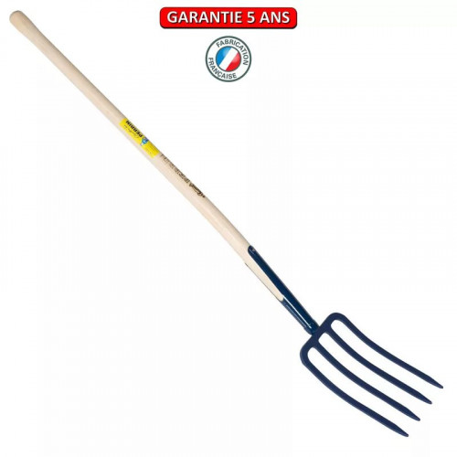 Fourche à bêcher à soie 4 dents 30 manche pomme - PERRIN  