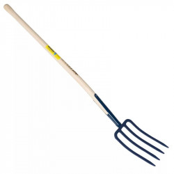Fourche à bêcher à soie 4 dents 30 manche pomme - PERRIN  