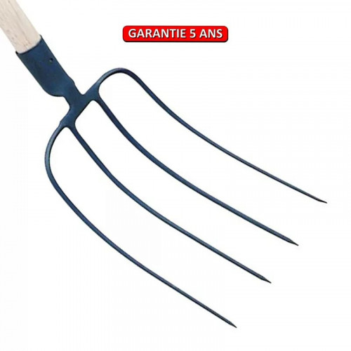 Fourche à fumier douille 4 dents sans manche - PERRIN  