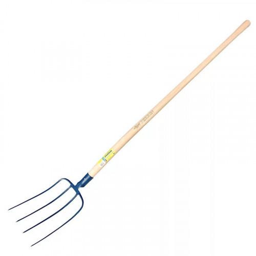 Fourche à fumier douille 4 dents emmanché - PERRIN  