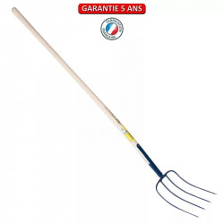Fourche à fumier à soie 4 dents manche pomme de marque PERRIN  , référence: J3874400