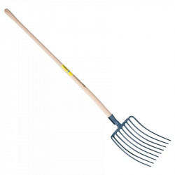 Fourche a cailloux douille 9 dents emmanché - PERRIN  
