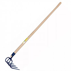 Crocs à fumier à douille 4 dents 21 cm emmanché 135 - PERRIN  