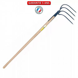 Croc à fumier à soie 4 dents 21cm emmanché 135 de marque PERRIN  , référence: J3876700