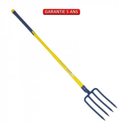 Fourche à bêcher douille 4 dents 29 cm manche tri-gripp 110 de marque PERRIN  , référence: J3877500