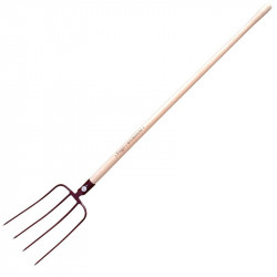 FB fourche à fumier à douille 4 dts empo 1.35 m cintré - PERRIN  
