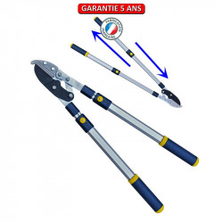 Coupe branche grand modele - manche alu telescopique - enclume - PERRIN  