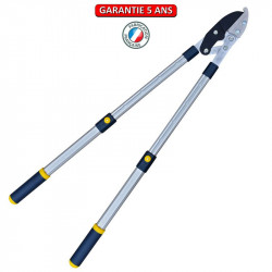 Coupe branche grand modele - manche alu telescopique - enclume - PERRIN  
