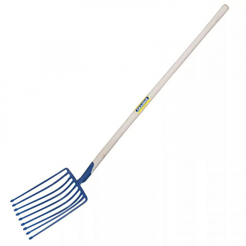Fourche a pomme de terre emmanché cintre 135 - 9 dents - PERRIN  