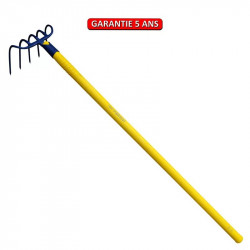 Croc a fumier a douille - 5 dents - manche composite tube 115 cm de marque PERRIN  , référence: J5650100