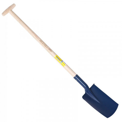 Bêche 27cm à rebords emmanché béquille tournée - PERRIN  