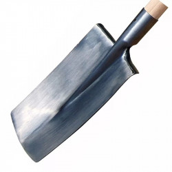 Bêche standard polie devant - 28cm - sans manche - PERRIN  