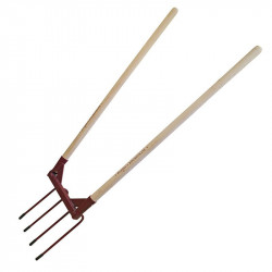 Bêche 4 dents AEROGRIF emmanché - PERRIN  