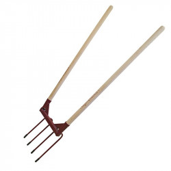 Bêche 4 dents AEROGRIF emmanché - PERRIN  