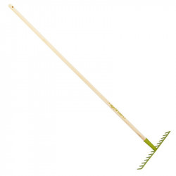Râteau soudé 14 dents droites manche 150cm - Kiwi - PERRIN  
