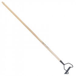 Ratissoire à tirer de 16cm, manche 130cm - Gris algue - PERRIN